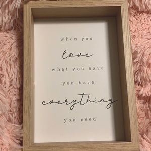 ‼️CLOSET CLOSING‼️Love Quote Wood Home Decor